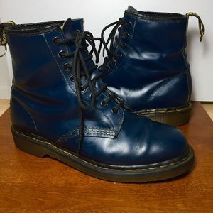 Dr. Martens navy blue Boots made in England